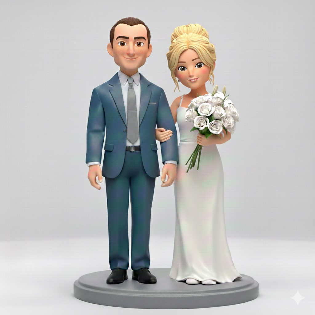 Classic Couple Short Hair and Blonde